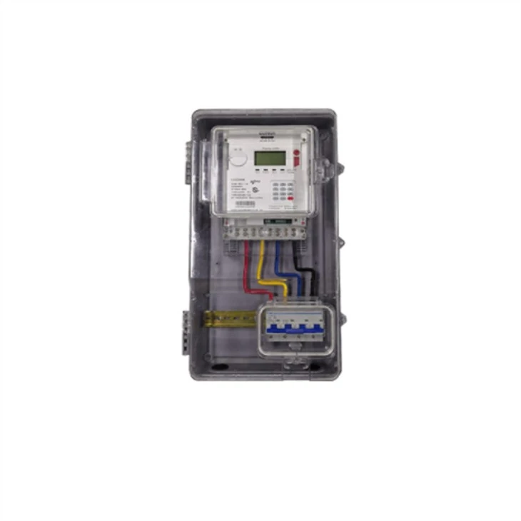 Dreiphasige transparente Abdeckung Meter Box